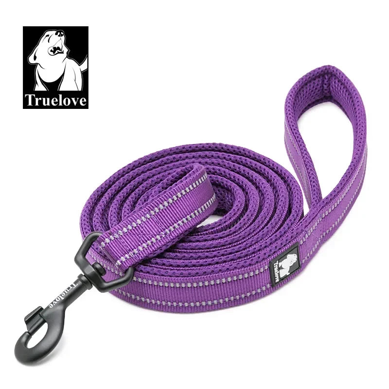 Soft Pet Leash Reflective Nylon Mesh Padded Puppy Large Dog or Cat Walking Training 11 Color