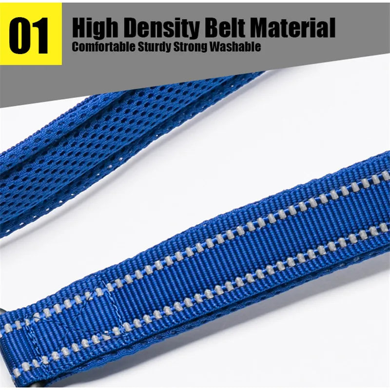 Soft Pet Leash Reflective Nylon Mesh Padded Puppy Large Dog or Cat Walking Training 11 Color