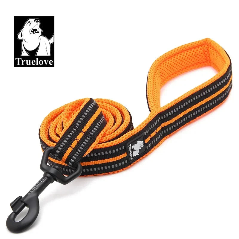 Soft Pet Leash Reflective Nylon Mesh Padded Puppy Large Dog or Cat Walking Training 11 Color